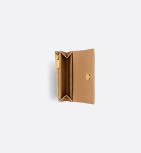 Dior Caro XS Wallet • Medium Tan Supple Cannage Calfskin