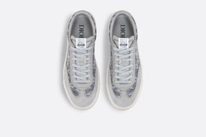 B101 Sneaker • Dior Gray CD Diamond Canvas, Smooth Calfskin and Nubuck