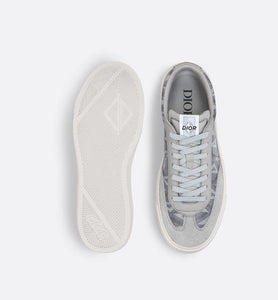 B101 Sneaker • Dior Gray CD Diamond Canvas, Smooth Calfskin and Nubuck