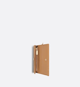 Mini Lady Dior Wallet • Medium Tan Cannage Lambskin