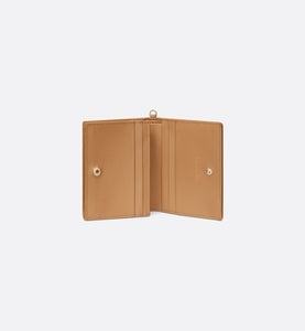 Mini Lady Dior Wallet • Medium Tan Cannage Lambskin