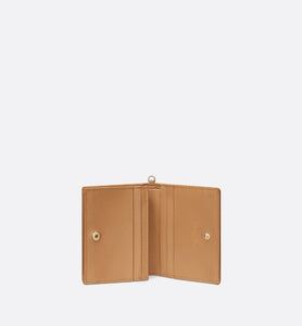 Mini Lady Dior Wallet • Medium Tan Cannage Lambskin