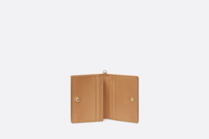 Mini Lady Dior Wallet • Medium Tan Cannage Lambskin