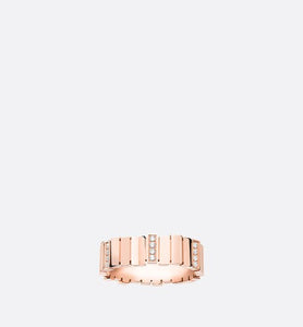 GEM DIOR Ring • Pink Gold and Diamonds