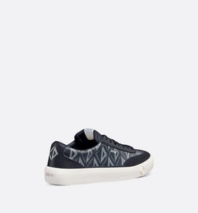 B101 Sneaker • Navy Blue CD Diamond Canvas, Smooth Calfskin and Nubuck