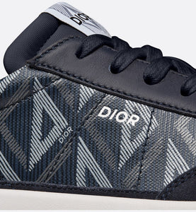 B101 Sneaker • Navy Blue CD Diamond Canvas, Smooth Calfskin and Nubuck