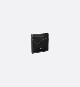 Saddle Card Holder • Black Grained Calfskin