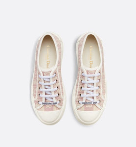 Walk'n'Dior Platform Sneaker • Nude Dior Oblique Embroidered Cotton