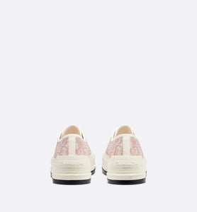 Walk'n'Dior Platform Sneaker • Nude Dior Oblique Embroidered Cotton