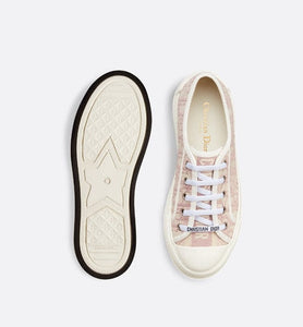 Walk'n'Dior Platform Sneaker • Nude Dior Oblique Embroidered Cotton