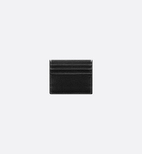 Saddle Card Holder • Black Grained Calfskin
