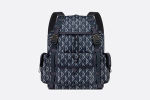 Dior Hit The Road Backpack • Navy Blue CD Diamond Canvas