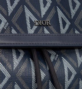 Dior Hit The Road Backpack • Navy Blue CD Diamond Canvas