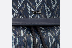 Dior Hit The Road Backpack • Navy Blue CD Diamond Canvas
