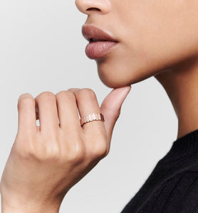 GEM DIOR Ring • Pink Gold and Diamonds