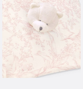 Newborn Gift Set • Ivory Cotton Interlock with Pink Lily of the Valley Print
