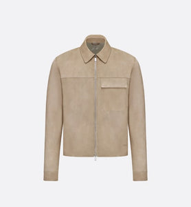 Zipped Blouson • Beige Lambskin