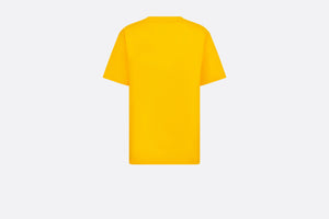 CD Icon Relaxed-Fit T-Shirt • Yellow Cotton Jersey