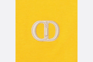 CD Icon Relaxed-Fit T-Shirt • Yellow Cotton Jersey