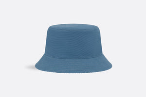 Reversible Dior Oblique Bucket Hat • Blue Cotton Canvas