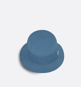 Reversible Dior Oblique Bucket Hat • Blue Cotton Canvas