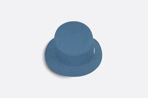 Reversible Dior Oblique Bucket Hat • Blue Cotton Canvas
