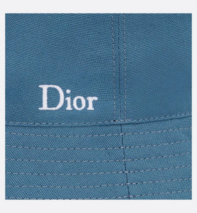 Reversible Dior Oblique Bucket Hat • Blue Cotton Canvas