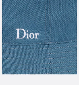 Reversible Dior Oblique Bucket Hat • Blue Cotton Canvas