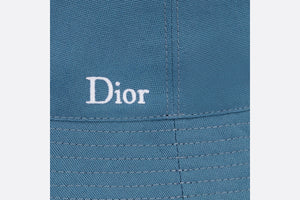 Reversible Dior Oblique Bucket Hat • Blue Cotton Canvas