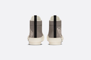 B23 High-Top Sneaker • Beige Canvas with AsteroDior Signature
