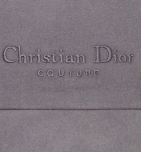 Christian Dior Couture Baseball Cap • Anthracite Gray Cotton Canvas