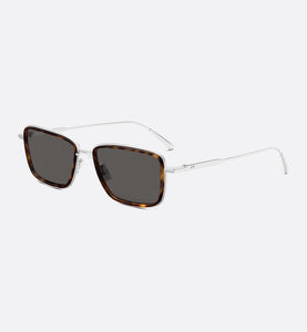 DiorBlackSuit S9U • Gray Rectangular Sunglasses
