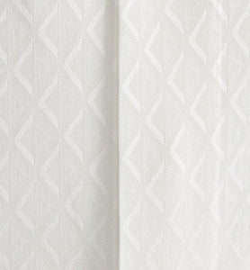 CD Diamond Shirt • White Silk-Blend Jacquard