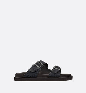 Dior Aqua Sandal • Black Dior Oblique Jacquard