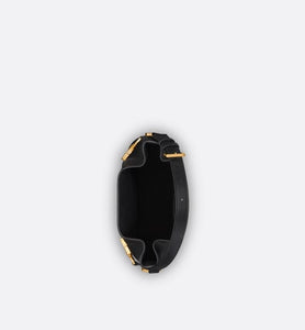 Medium C'est Dior Bag • Black CD-Embossed Calfskin