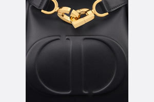 Medium C'est Dior Bag • Black CD-Embossed Calfskin