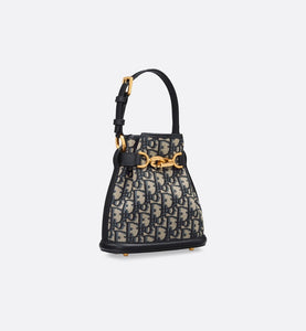 Small C'est Dior Bag • Blue Dior Oblique Jacquard