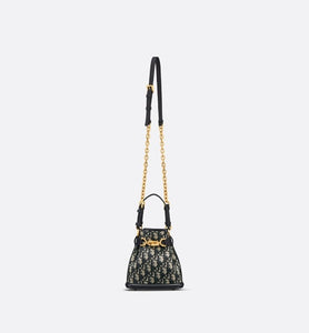 Small C'est Dior Bag • Blue Dior Oblique Jacquard