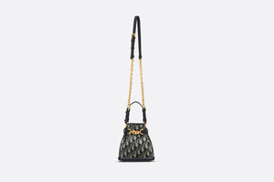Small C'est Dior Bag • Blue Dior Oblique Jacquard
