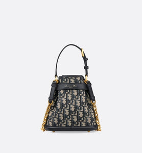 Small C'est Dior Bag • Blue Dior Oblique Jacquard