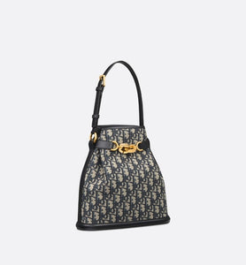 Medium C'est Dior Bag • Blue Dior Oblique Jacquard
