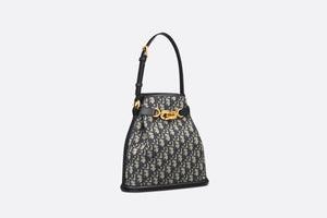 Medium C'est Dior Bag • Blue Dior Oblique Jacquard