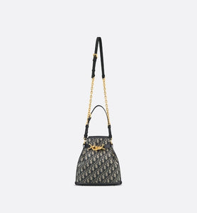 Medium C'est Dior Bag • Blue Dior Oblique Jacquard – Curated