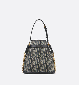 Medium C'est Dior Bag • Blue Dior Oblique Jacquard