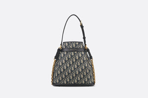 Medium C'est Dior Bag • Blue Dior Oblique Jacquard