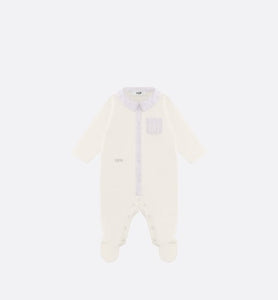 Newborn Gift Set • Ivory Cotton Interlock and Poplin with Gray Stripes