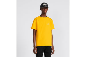 CD Icon Relaxed-Fit T-Shirt • Yellow Cotton Jersey