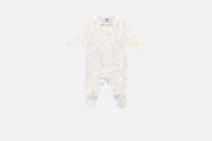 Newborn Gift Set • Ivory Cotton Interlock with Light Gray Lily of the Valley Print