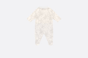 Newborn Gift Set • Ivory Cotton Interlock with Light Gray Lily of the Valley Print