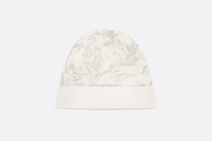 Newborn Gift Set • Ivory Cotton Interlock with Light Gray Lily of the Valley Print